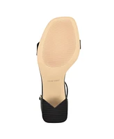 Nine West Women's Ilea Block Heel Square Toe Dress Sandals