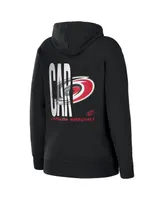 Women's Wear by Erin Andrews Black Carolina Hurricanes Sponge Full-Zip Hoodie