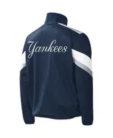 Men's G-iii Sports by Carl Banks Navy New York Yankees Earned Run Full-Zip Jacket