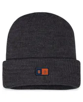 Men's Top of the World Charcoal Syracuse Orange Sheer Cuffed Knit Hat