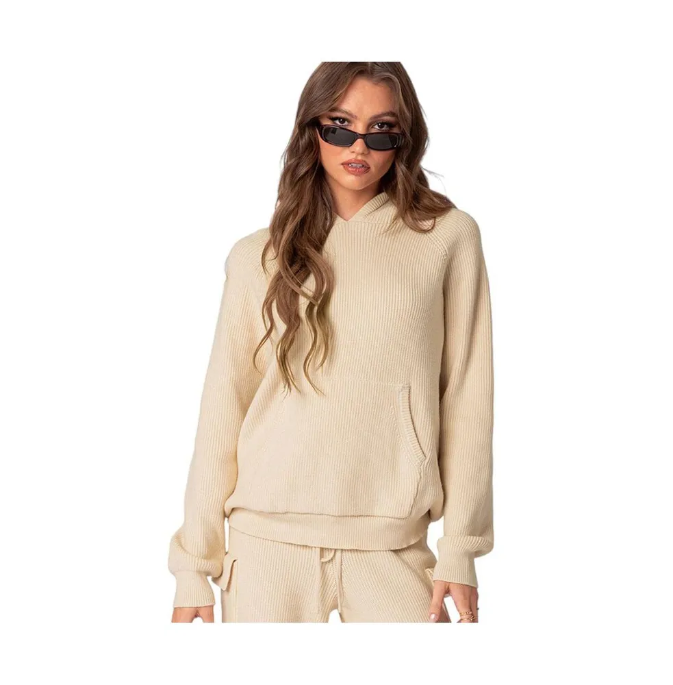 Edikted Women's Wynter oversized knit hoodie