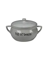 Just Words Bean Pot