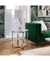 Inspired Home Lanna End Table