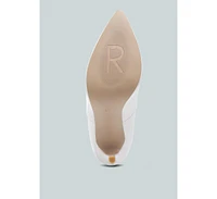 Molina High Heeled Chelsea Boot White