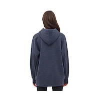 Ivyisla Longline Deboss Hoodie