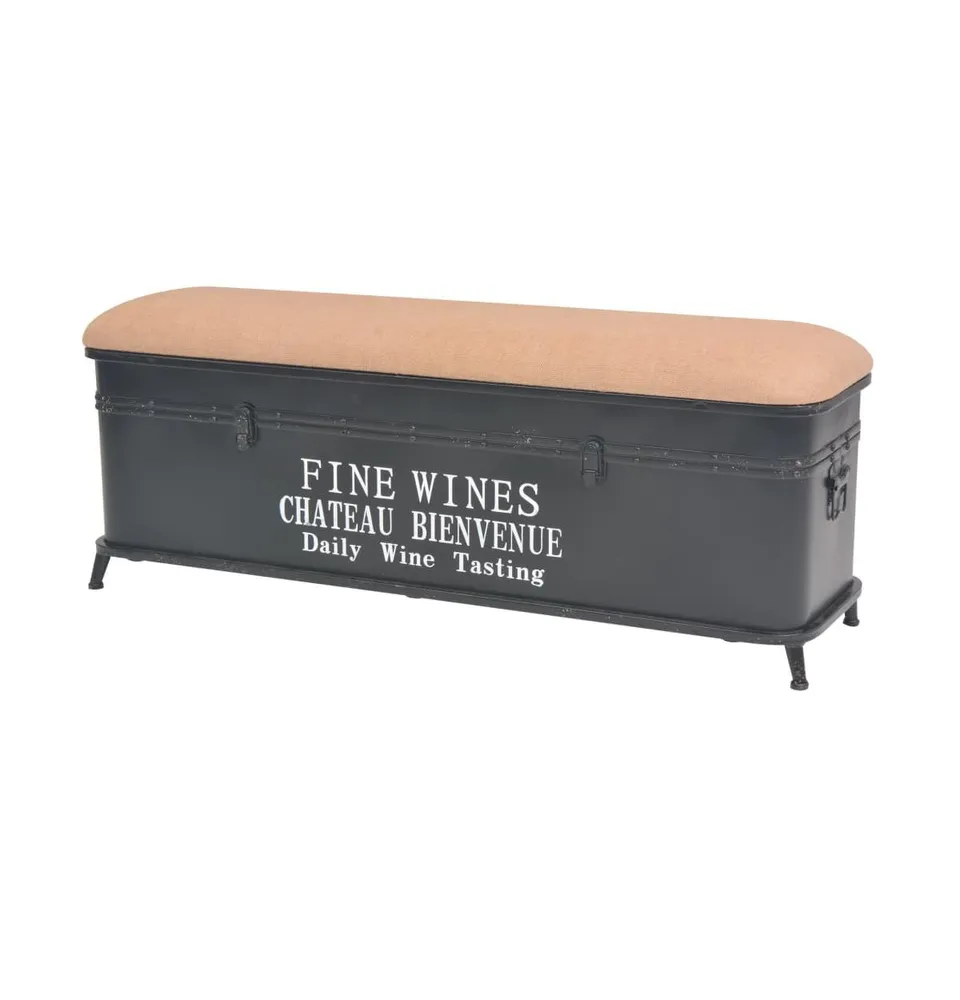 Storage Bench with Cushion 40.6"x11.8"x15.7"