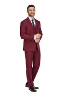 Braveman Men's 3-Piece Premium Vested Slim Fit Suit