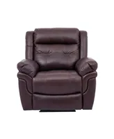 Marcel 40" Leather in Manual Recliner Chair