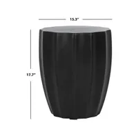 Jaslyn Concrete Accent Stool