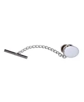 Trafalgar Sutton Sterling Silver Polished Oval Tie Tack