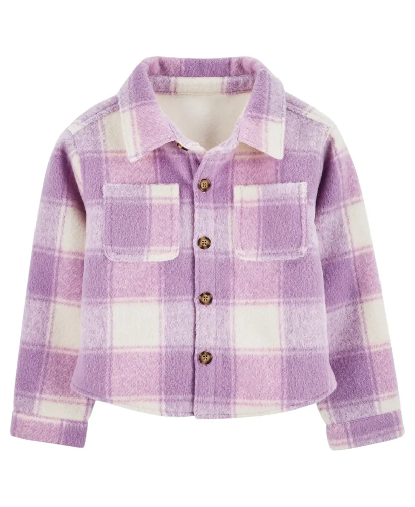 Carter's Little Girls Plaid Shacket