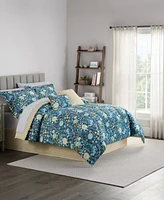 Waverly Fiona Floral 6-Pc. Comforter Set, King