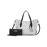 Mkf Collection Gianna Tote with matching Wallet by Mia K