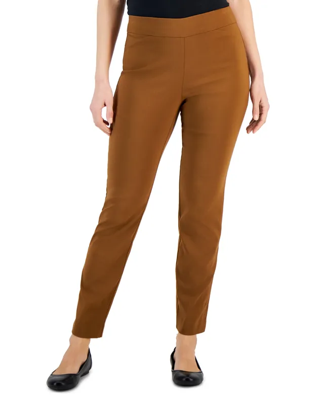 Charter Club Women's Pull-On Ponte Pants, Regular and Short Lengths,  Created for Macy's - Macy's