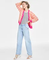 On 34th Women's Sailor High-Rise Wide-Leg Jeans, Regular & Short, Created for Macy's