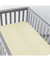 Bare Home Microfiber Fitted Crib Sheet