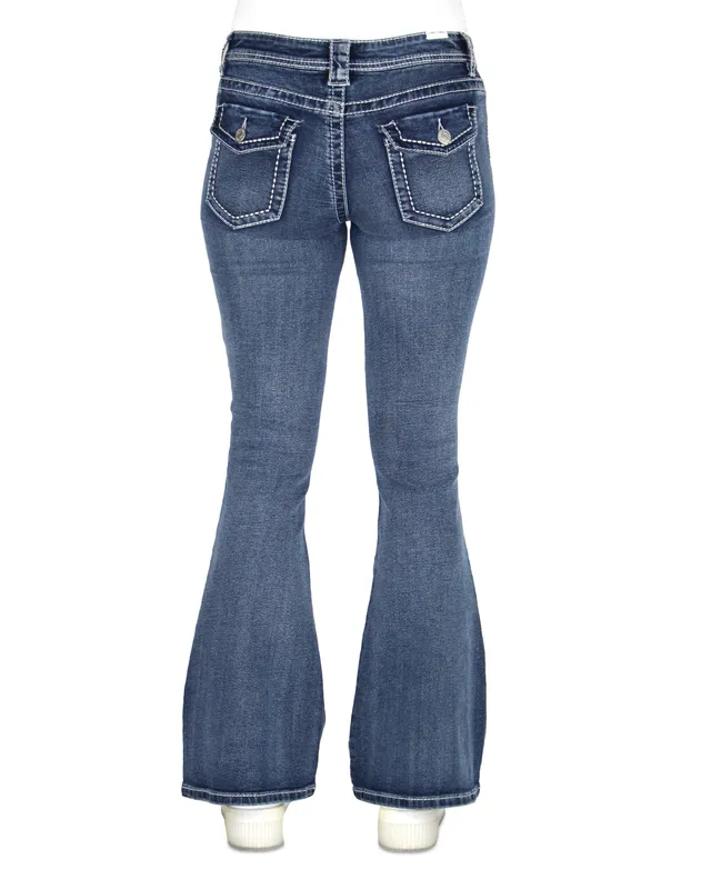 Almost Famous Crave Fame Juniors' Wide-Leg Utility Cargo Jeans - Macy's