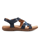Easy Spirit Women's Minny Round Toe Casual Flat Sandals