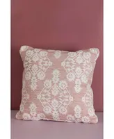 Roche Pastel Peach Throw Pillow, 18X18