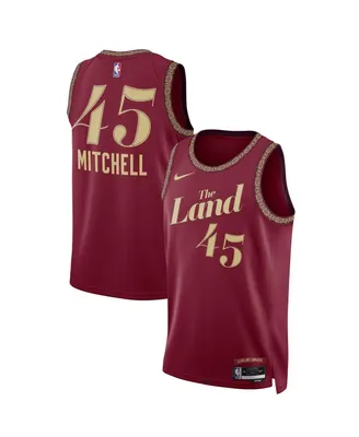 Men's and Women's Nike Donovan Mitchell Wine Cleveland Cavaliers 2023/24 Swingman Jersey - City Edition