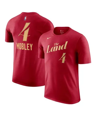 Men's Nike Evan Mobley Wine Cleveland Cavaliers 2023/24 City Edition Name and Number T-shirt