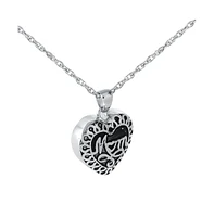 stainless steel cremation pendant