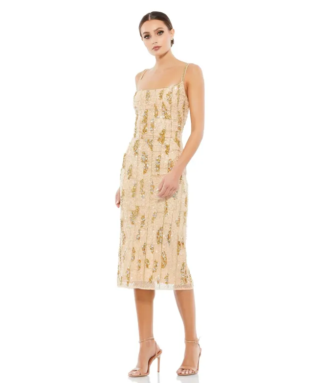 1.STATE Women's Spaghetti-Strap Glitter-Knit Midi Dress - Macy's