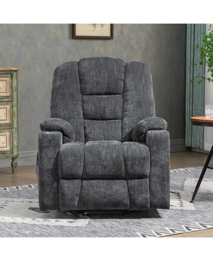 Streamdale Furniture Massage Recliner Chair with Heat and USB_ports