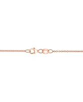 Effy Lab Grown Ruby (7-1/8 ct. t.w) & Lab Grown Diamond (1 ct. t.w.) Pear Halo 18" Pendant Necklace in 14k Rose Gold