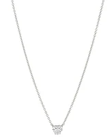 Eliot Danori Cubic Zirconia Heart Pendant Necklace, 16" + 2" extender
