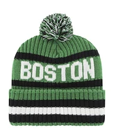 Men's '47 Brand Kelly Green Boston Celtics Bering Cuffed Knit Hat with Pom