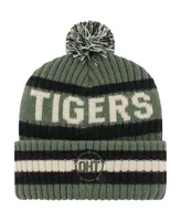 Men's '47 Brand Green Lsu Tigers Oht Military-Inspired Appreciation Bering Cuffed Knit Hat with Pom