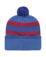 Men's '47 Brand Royal Buffalo Bills Fadeout Cuffed Knit Hat with Pom