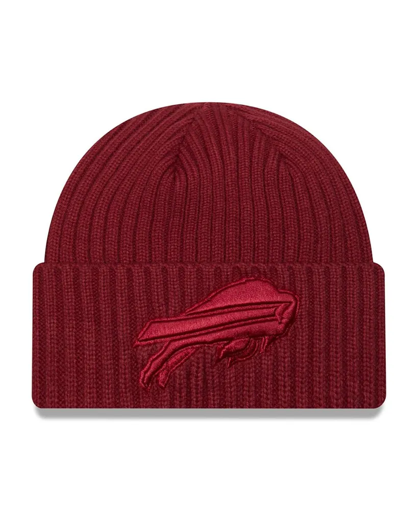 Men's New Era Cardinal Buffalo Bills Color Pack Cuffed Knit Hat