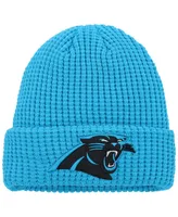 Youth Boys and Girls New Era Blue Carolina Panthers Prime Cuffed Knit Hat