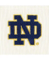 Women's Hype And Vice White Notre Dame Fighting Irish Corduroy Button-Up Jacket