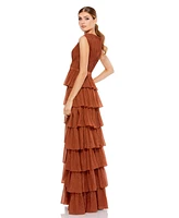 Women's Ieena Sparkly Ruffle Layered Gown