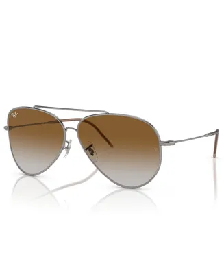 Ray-Ban Unisex Sunglasses, Gradient Aviator Reverse RBR0101