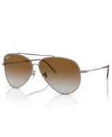Ray-Ban Unisex Sunglasses, Gradient Aviator Reverse RBR0101