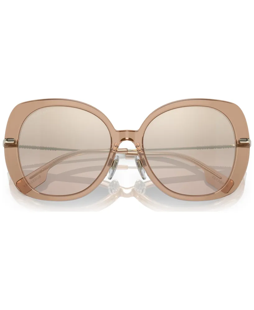 Burberry Women's Eugenie Low Bridge Fit Sunglasses, Mirror Gradient BE4374F