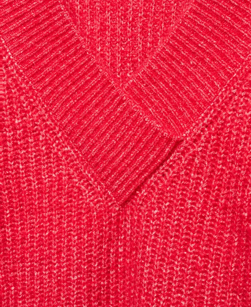 Mango Women's Chunky-Knit V-Neck Sweater