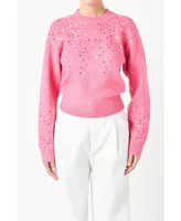 Women's Sequins Knit Sweater