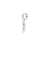 Diesel Men's Stainless Steel Hoop Earring