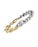 Armani Exchange Men's Two-Tone Stainless Steel Chain Bracelet