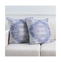 Safavieh Zeru 20" x 20" Pillow (Set of 2)