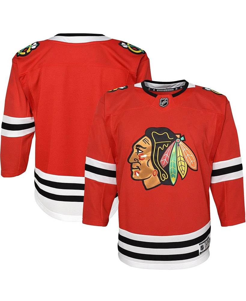 Big Boys Red Chicago Blackhawks Premier Jersey