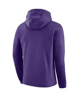 Men's Nike Purple Lsu Tigers Vault Club Fleece Pullover Hoodie