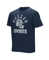 Men's Navy Dallas Cowboys Field Goal Assisted T-shirt