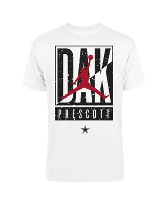 Men's Jordan Dak Prescott White Dallas Cowboys Cut Box Graphic T-shirt