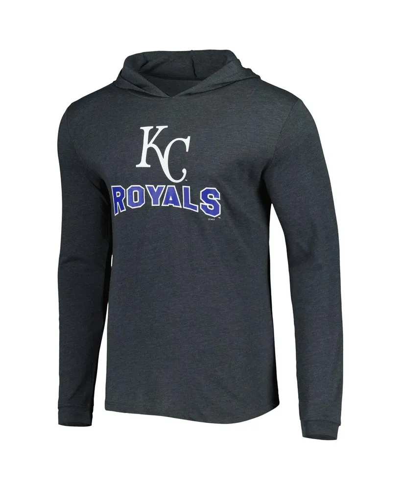 Men's Concepts Sport Royal, Charcoal Kansas City Royals Meter Hoodie and Joggers Set